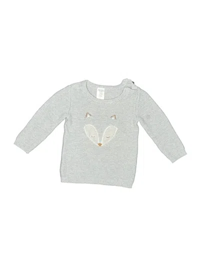 Pre-owned Just One You Made By Carter's Babies' Pullover Sweater In Silver