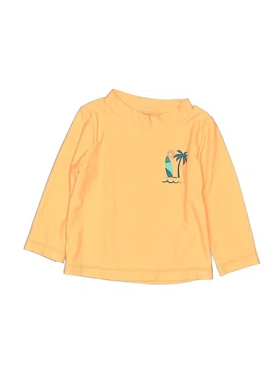 Pre-owned Just One You Made By Carter's Babies' Rash Guard In Yellow