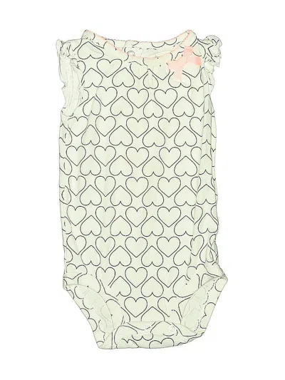 Pre-owned Just One You Made By Carter's Babies' Short Sleeve Onesie In Green