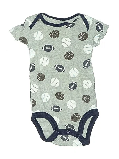 Pre-owned Just One You Made By Carter's Babies' Short Sleeve Onesie In Green