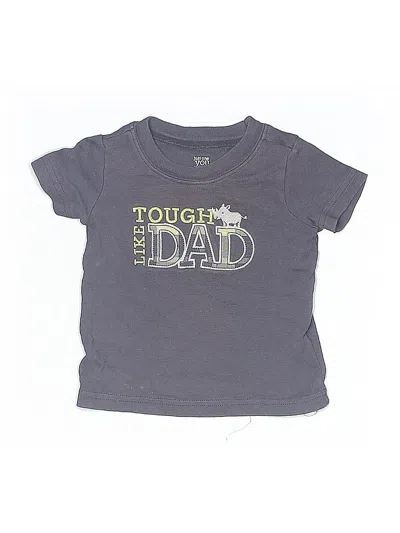 Pre-owned Just One You Made By Carter's Babies' Short Sleeve T-shirt In Gray