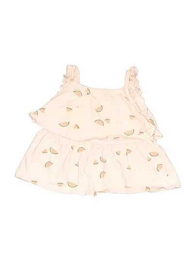 Pre-owned Just One You Made By Carter's Babies' Sleeveless Blouse In White