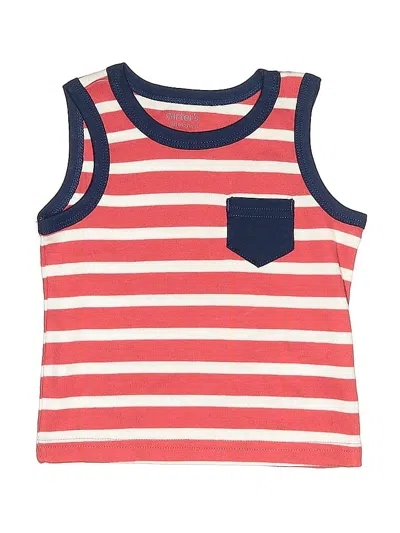 Pre-owned Just One You Made By Carter's Babies' Sleeveless T-shirt In Red