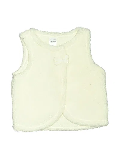 Pre-owned Just One You Made By Carter's Babies' Sweater Vest In Ivory