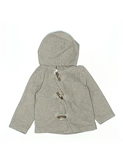 Pre-owned Just One You Made By Carter's Babies' Zip Up Hoodie In Gray