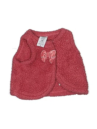 Pre-owned Just One You Babies' Sweater Vest In Red
