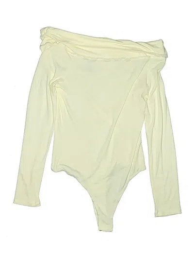 Pre-owned Just Polly Bodysuit In Ivory