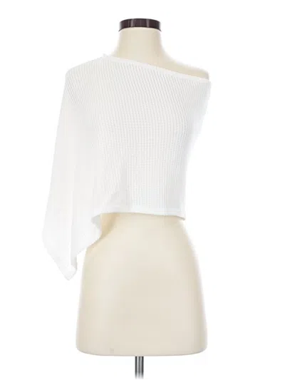 Pre-owned Just Polly Cardigan Sweater In White