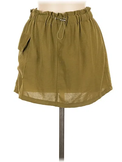 Pre-owned Just Polly Casual Skirt In Green