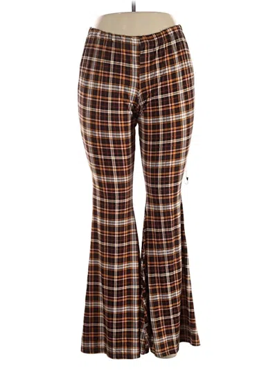Pre-owned Just Polly Dress Pants In Brown