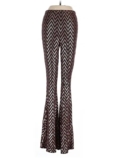 Pre-owned Just Polly Leggings In Brown