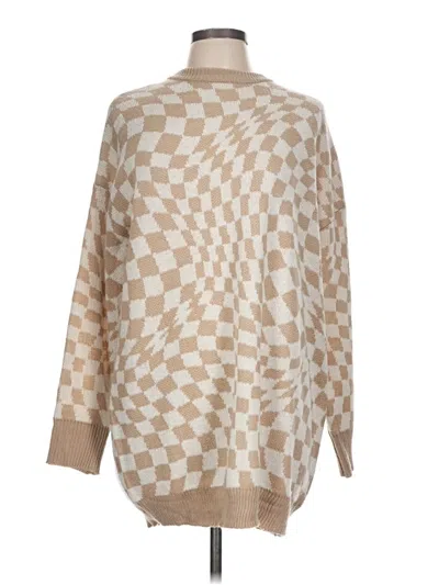 Pre-owned Just Polly Pullover Sweater In Tan