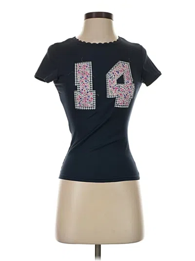 Just Polly Short Sleeve T-shirt In Black