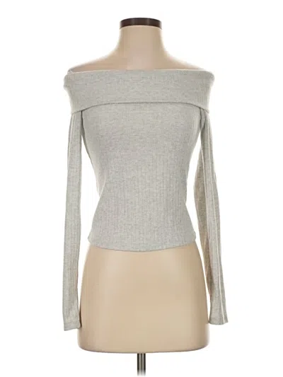 Pre-owned Just Polly Turtleneck Sweater In Silver