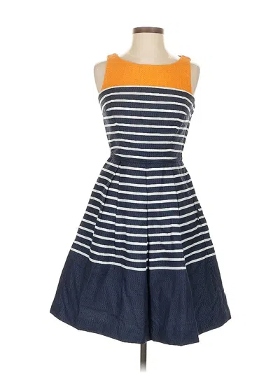 Pre-owned Just Taylor Just... Taylor Casual Dress In Blue