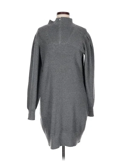 Pre-owned Just Taylor Just... Taylor Casual Dress In Gray