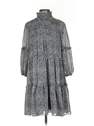 Pre-owned Just Taylor Just... Taylor Casual Dress In Gray
