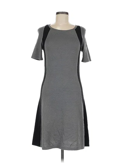 Pre-owned Just Taylor Just... Taylor Casual Dress In Gray