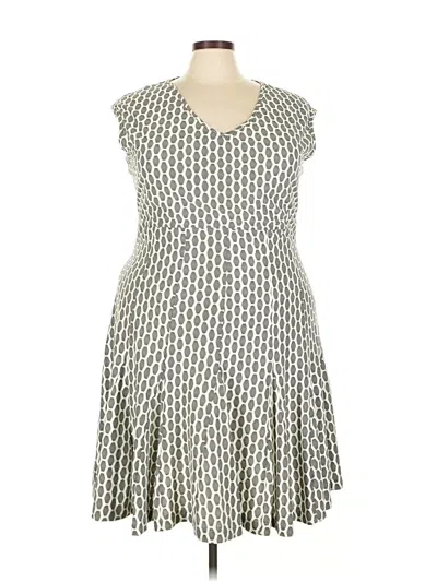 Pre-owned Just Taylor Just... Taylor Casual Dress In Gray
