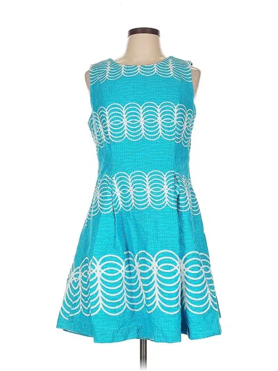 Pre-owned Just Taylor Just... Taylor Cocktail Dress In Blue
