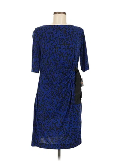 Pre-owned Just Taylor Just... Taylor Cocktail Dress In Blue