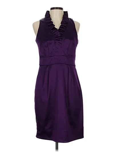 Pre-owned Just Taylor Just... Taylor Cocktail Dress In Purple