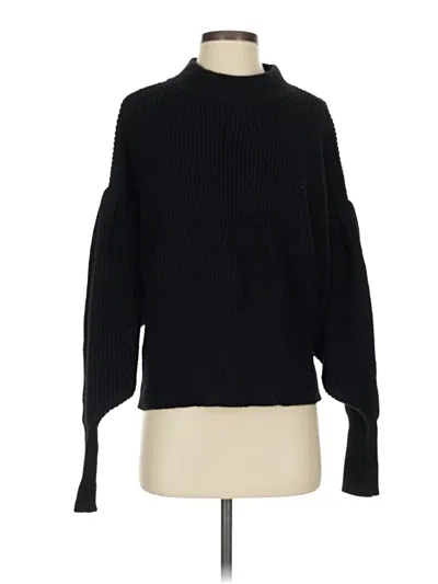 Pre-owned Just Turtleneck Sweater In Black