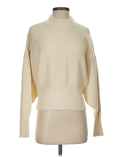 Pre-owned Just Turtleneck Sweater In White