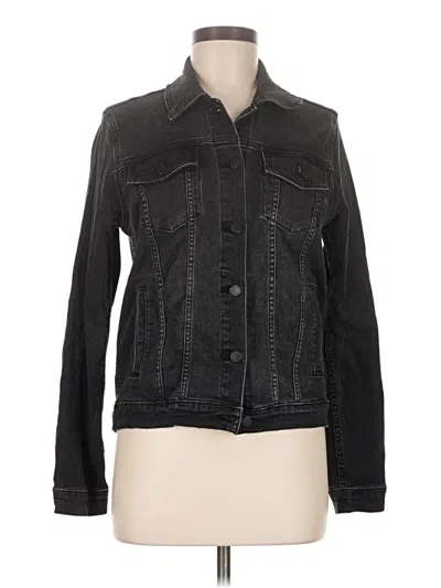 Pre-owned Just Usa Denim Jacket In Black