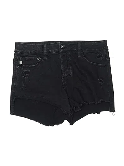 Pre-owned Just Usa Denim Shorts In Black