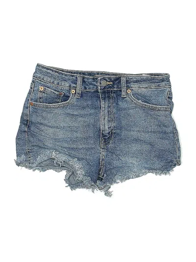 Pre-owned Just Usa Denim Shorts In Blue