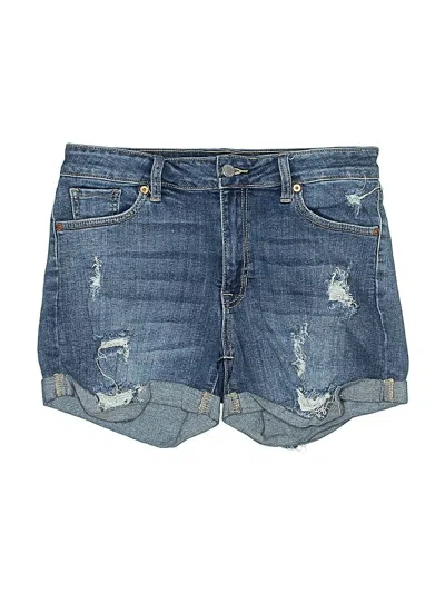 Pre-owned Just Usa Denim Shorts In Blue
