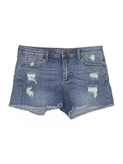 Pre-owned Just Usa Denim Shorts In Blue