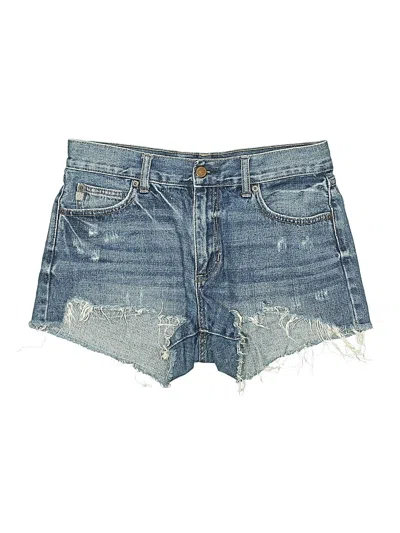 Pre-owned Just Usa Denim Shorts In Blue
