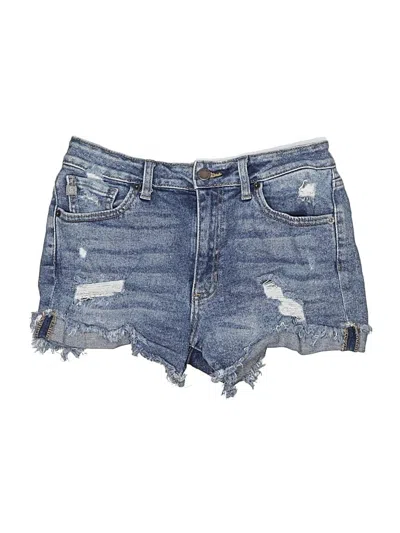 Pre-owned Just Usa Denim Shorts In Blue