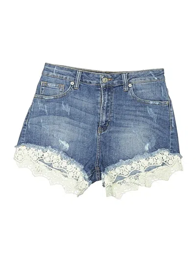 Pre-owned Just Usa Denim Shorts In Blue