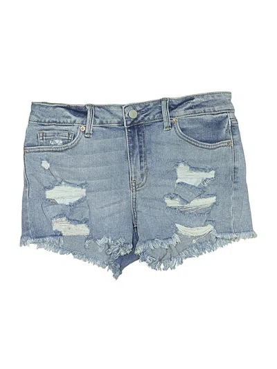 Pre-owned Just Usa Denim Shorts In Blue