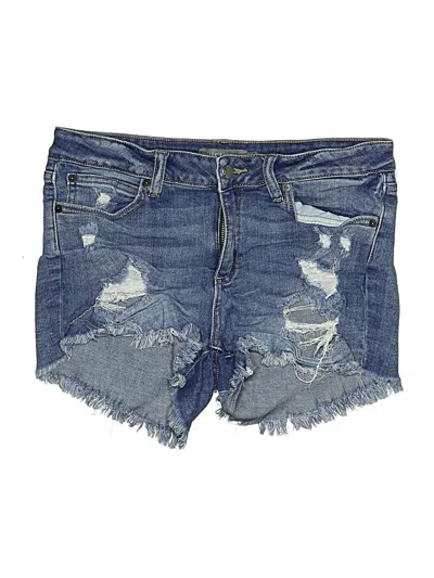 Pre-owned Just Usa Denim Shorts In Blue