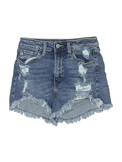 Pre-owned Just Usa Denim Shorts In Blue