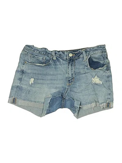 Pre-owned Just Usa Denim Shorts In Blue