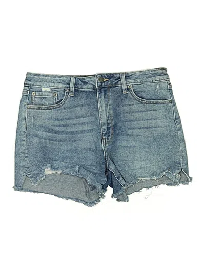 Pre-owned Just Usa Denim Shorts In Blue