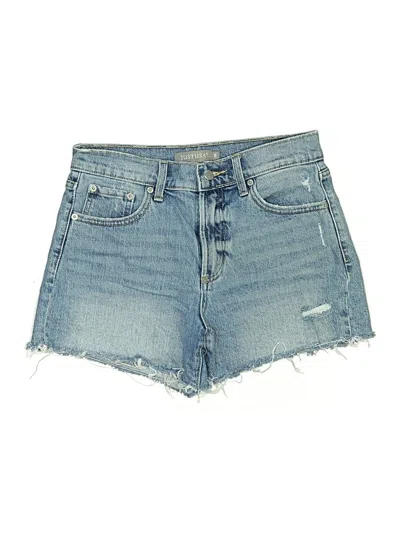 Pre-owned Just Usa Denim Shorts In Blue