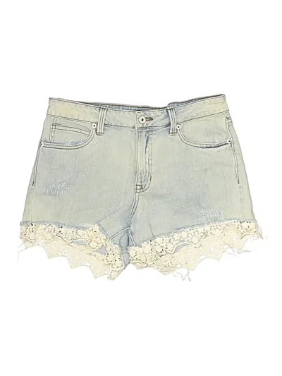 Pre-owned Just Usa Denim Shorts In Blue