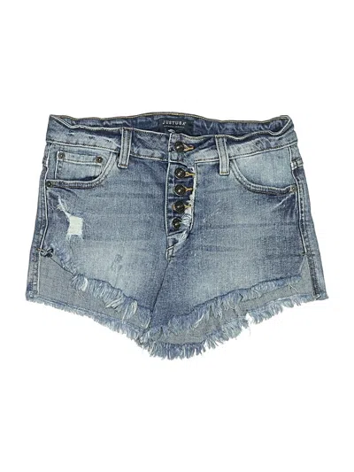Pre-owned Just Usa Denim Shorts In Blue