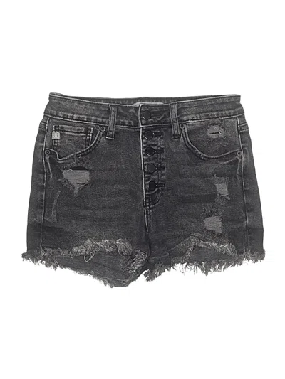 Pre-owned Just Usa Denim Shorts In Gray