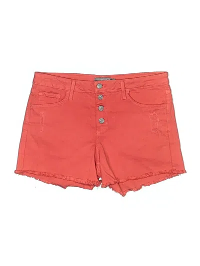 Pre-owned Just Usa Denim Shorts In Red