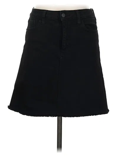 Pre-owned Just Usa Denim Skirt In Black