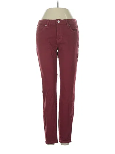 Pre-owned Just Usa Jeans In Burgundy