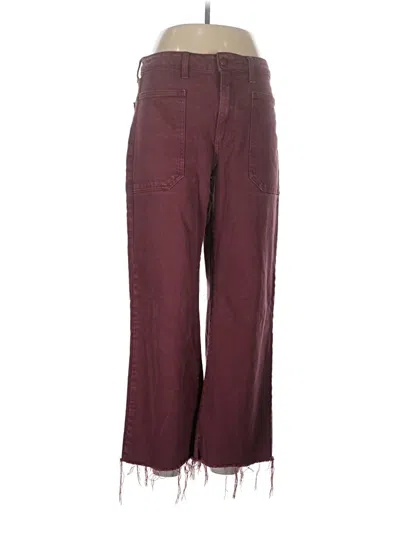 Pre-owned Just Usa Jeans In Burgundy