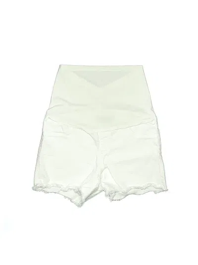 Pre-owned Just Usa Khaki Shorts In White